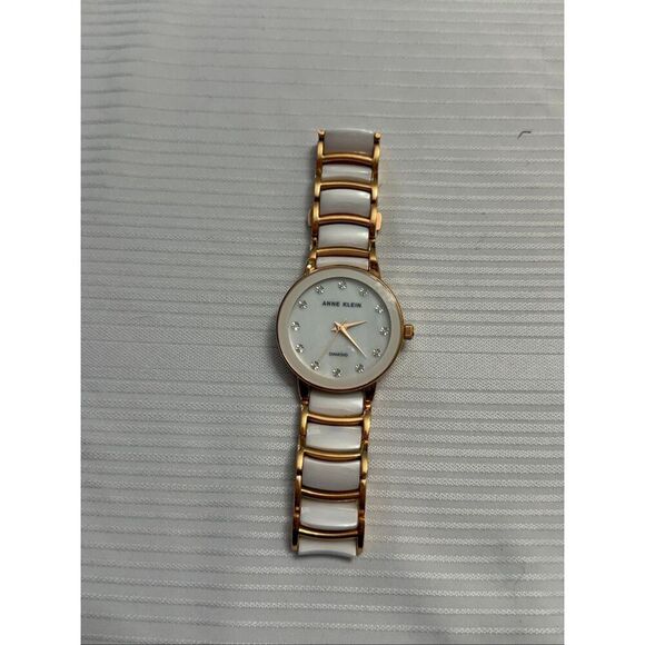 Anne Klein Women’s Watch White Gold Band 2672 Needs Battery main image 5